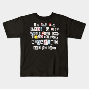 If You're Reading This I've Been Forced To Stop Kayaking Kids T-Shirt